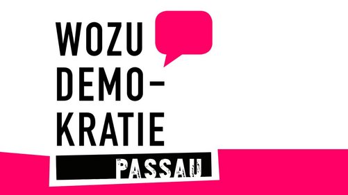 Das Logo der Initiative. "WoZu Demokratie“ setzt sich dafür ein, dass unser demokratisches System – eine der wichtigsten Errungenschaften nach 1945 – thematisiert und bekräftigt wird.